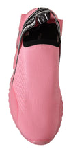 Load image into Gallery viewer, Dolce &amp; Gabbana Pink Low Top Slip On Casual Sorrento Sneakers
