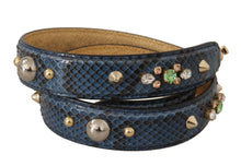 Load image into Gallery viewer, Dolce &amp; Gabbana Elegant Leather Shoulder Bag Strap in Blue
