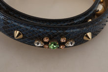 Load image into Gallery viewer, Dolce &amp; Gabbana Elegant Leather Shoulder Bag Strap in Blue
