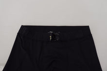 Load image into Gallery viewer, Dolce &amp; Gabbana Black Nylon Slim Fit Stretch Pants
