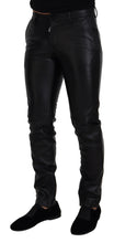 Load image into Gallery viewer, Dolce &amp; Gabbana Black Shiny Stretch Skinny Pants
