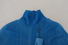Load image into Gallery viewer, Dolce &amp; Gabbana Elegant Blue Mesh Blouse Top
