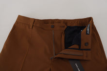 Load image into Gallery viewer, Dolce &amp; Gabbana Brown Wool Chino Skinny Men Pants
