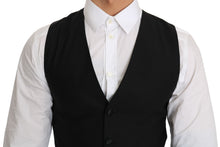 Load image into Gallery viewer, Dolce &amp; Gabbana Sleek Black Wool Blend Formal Vest
