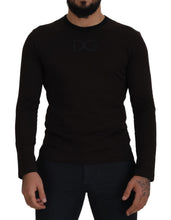 Load image into Gallery viewer, Dolce &amp; Gabbana Elegant Brown Crewneck Cotton Sweater
