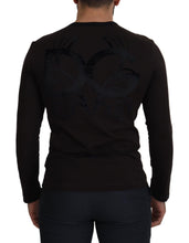 Load image into Gallery viewer, Dolce &amp; Gabbana Elegant Brown Crewneck Cotton Sweater
