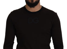 Load image into Gallery viewer, Dolce &amp; Gabbana Elegant Brown Crewneck Cotton Sweater
