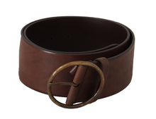 Load image into Gallery viewer, Dolce &amp; Gabbana Elegant Leather Belt with Engraved Buckle
