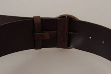 Load image into Gallery viewer, Dolce &amp; Gabbana Elegant Leather Belt with Engraved Buckle
