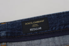 Load image into Gallery viewer, Dolce &amp; Gabbana Elegant Blue Wash Regular Fit Jeans
