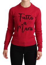 Load image into Gallery viewer, Dolce &amp; Gabbana Chic Pink Cashmere Blend Crewneck Pullover
