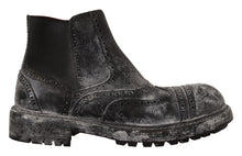 Load image into Gallery viewer, Dolce &amp; Gabbana Elegant Gray Leather Ankle Boots
