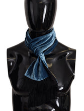Load image into Gallery viewer, Dolce &amp; Gabbana Blue Velvet Solid Neck Warmer Men&#39;s Shawl Scarf
