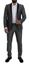 Load image into Gallery viewer, Dolce &amp; Gabbana Elegant Black Silk Blend Slim Fit Suit
