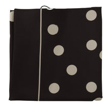 Load image into Gallery viewer, Dolce &amp; Gabbana Black Silk Dotted Square Bandana Handkerchief Scarf

