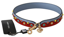 Load image into Gallery viewer, Dolce &amp; Gabbana Elegant Multicolor Leather Shoulder Strap
