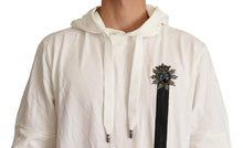 Load image into Gallery viewer, Dolce &amp; Gabbana Exquisite Off-White Cotton Hooded Sweater
