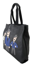 Load image into Gallery viewer, Dolce &amp; Gabbana Elegant Black Leather Tote for Men
