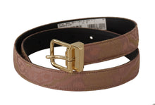 Load image into Gallery viewer, Dolce &amp; Gabbana Chic Rose Pink Leather Belt with Logo Buckle
