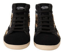 Load image into Gallery viewer, Dolce &amp; Gabbana Beige High Top Fashion Sneakers
