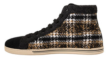 Load image into Gallery viewer, Dolce &amp; Gabbana Beige High Top Fashion Sneakers
