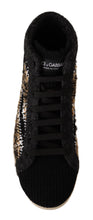 Load image into Gallery viewer, Dolce &amp; Gabbana Beige High Top Fashion Sneakers
