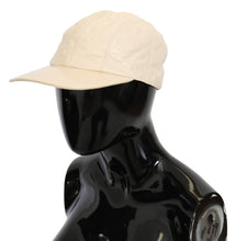 Load image into Gallery viewer, Dolce &amp; Gabbana Elegant White Lambskin Leather Baseball Cap
