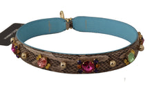 Load image into Gallery viewer, Dolce &amp; Gabbana Elegant Python Leather Shoulder Strap Accessory
