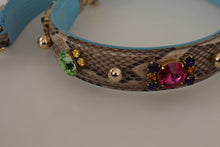 Load image into Gallery viewer, Dolce &amp; Gabbana Elegant Python Leather Shoulder Strap Accessory
