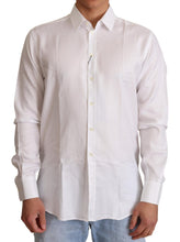 Load image into Gallery viewer, Dolce &amp; Gabbana White Cotton Dress Formal MARTINI Shirt
