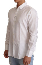 Load image into Gallery viewer, Dolce &amp; Gabbana White Cotton Dress Formal MARTINI Shirt
