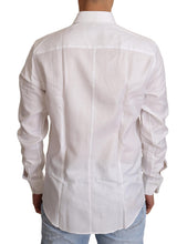 Load image into Gallery viewer, Dolce &amp; Gabbana White Cotton Dress Formal MARTINI Shirt
