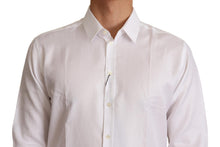 Load image into Gallery viewer, Dolce &amp; Gabbana White Cotton Dress Formal MARTINI Shirt
