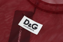 Load image into Gallery viewer, Dolce &amp; Gabbana Maroon Mini Shift Dress - Italian Elegance

