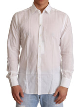 Load image into Gallery viewer, Dolce &amp; Gabbana Elegant White Slim Fit Martini Dress Shirt
