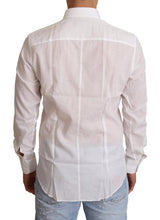 Load image into Gallery viewer, Dolce &amp; Gabbana Elegant White Slim Fit Martini Dress Shirt
