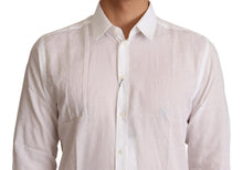 Load image into Gallery viewer, Dolce &amp; Gabbana Elegant White Slim Fit Martini Dress Shirt
