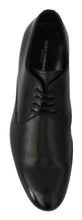 Load image into Gallery viewer, Dolce &amp; Gabbana Elegant Black Leather Derby Shoes
