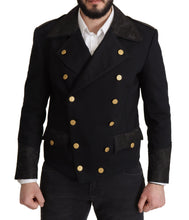 Load image into Gallery viewer, Dolce &amp; Gabbana Elegant Black Double Breasted Jacket
