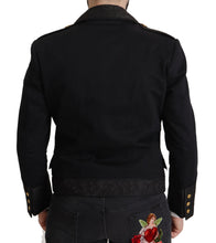 Load image into Gallery viewer, Dolce &amp; Gabbana Elegant Black Double Breasted Jacket
