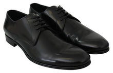 Load image into Gallery viewer, Dolce &amp; Gabbana Elegant Black Leather Derby Shoes
