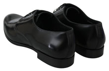 Load image into Gallery viewer, Dolce &amp; Gabbana Elegant Black Leather Derby Shoes
