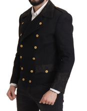Load image into Gallery viewer, Dolce &amp; Gabbana Elegant Black Double Breasted Jacket
