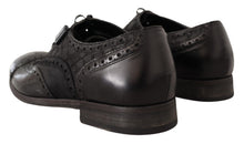 Load image into Gallery viewer, Dolce &amp; Gabbana Exotic Leather Brogue Derby Dress Shoes
