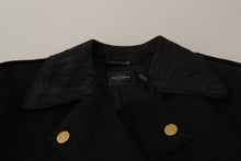 Load image into Gallery viewer, Dolce &amp; Gabbana Elegant Black Double Breasted Jacket
