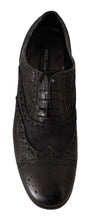 Load image into Gallery viewer, Dolce &amp; Gabbana Exotic Leather Brogue Derby Dress Shoes
