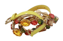 Load image into Gallery viewer, Dolce &amp; Gabbana Stunning Crystal-Embellished Leather Belt
