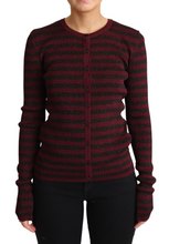 Load image into Gallery viewer, Dolce &amp; Gabbana Elegant Striped Viscose Cardigan
