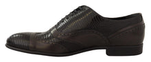 Load image into Gallery viewer, Dolce &amp; Gabbana Elegant Brown Lizard Leather Oxford Shoes
