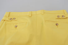 Load image into Gallery viewer, Dolce &amp; Gabbana Yellow Cotton Slim Fit Men Pants
